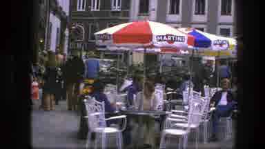 Copenhagen Denmark (1975): Everyone Is Enjoying Conversation And Having Lunch