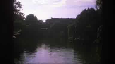 Copenhagen Denmark (1975): View Of A Calm Lake With Trees On The Banks And A