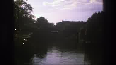 Copenhagen Denmark (1975): A River Surrounded By Nature And In The Background A