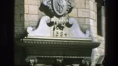 Copenhagen Denmark (1975): Ornate Arch Over A Doorway With Street Number And