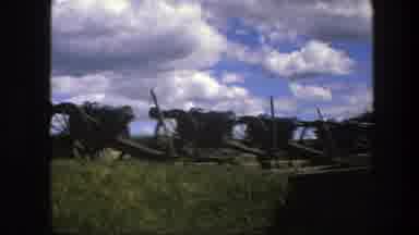 Copenhagen Denmark (1975): A Lot Of Old Style War Cannons Lined Up Next To Each
