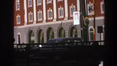 Copenhagen Denmark (1975): A Large Building With A Sign Called Sorta Hotel let