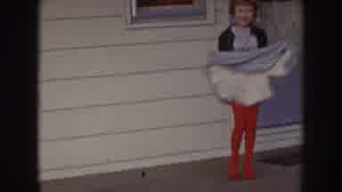 Nebraska (1957): A Girl Wearing Red Leotards And A Frilly Dress Dances On Her