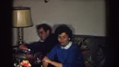 Nebraska (1957): Three Women Sitting On The Couch Interacting With Themselves