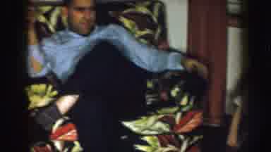 Nebraska (1957): Family Sitting Together In The Living Room With Young Son And