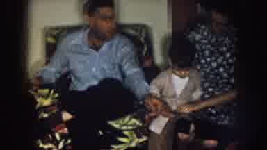Nebraska (1957): Couple Enjoying Time At Home Together With Their Son Looking At