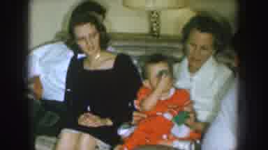 Nebraska (1957): Old Home Movie Showing Three Generations In A Living Room