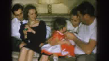 Nebraska (1957): A Family At Home Next To The Christmas Tree That Is Full Of Gifts