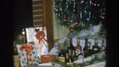 Nebraska (1957): View Under Decorated Christmas Tree Of Opened And Unopened