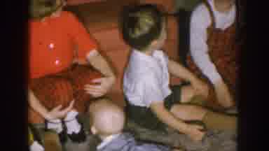 Nebraska (1957): Three Kids Are Playing And One Baby Is Crawling In The Ground