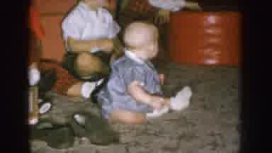 Nebraska (1957): Children Having Fun Among Themselves On The Playground During