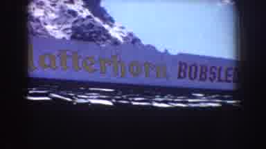Disneyland California (1962): Matterhorn Bobsleds Is The Caption On The Gate To An