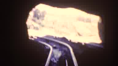 Disneyland California (1962): Train Walking Along The Tracks Inside A Cave With A