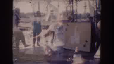 Disneyland California (1962): The Mother Is Trying To Put Her Baby Away In The