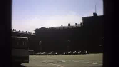 Denmark (1975): Panoramic View Of A Parking Area In A Sunny Day