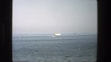 Denmark (1975): A Small Boat In The Immense Sea And A Fountain In A Small Park