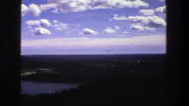 Denmark (1975): Person Films The Landscape From The Top Of A Hill Showing The Sky