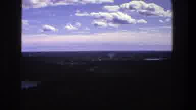 Denmark (1975): Great View Of The Landscape The Horizon And Many Clouds