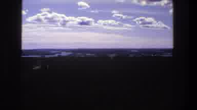 Denmark (1975): Aerial View Of Blue Sky And Sunlit Clouds On A Clear Day