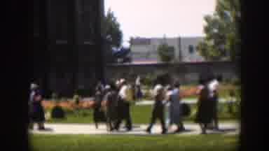 Wyoming (1951): People Walking Out After Attending A Group Gathering