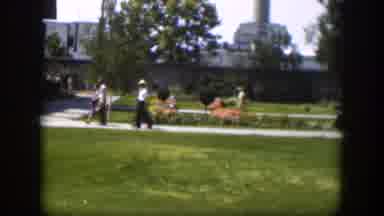 Wyoming (1951): People Walk In A Square With Many Flowers Colors And Epic Costumes