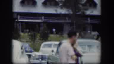Wyoming (1951): Student Walking Around In A University Campus On A Hot Afternoon