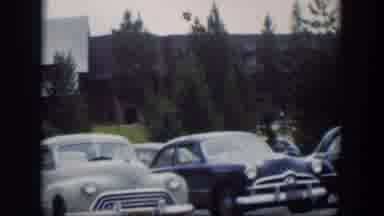 Wyoming (1951): The Many Cars In The Parking Area