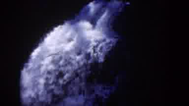 Wyoming (1951): A White Water Rushing Waterfall Tumbles Over And Down Rocks