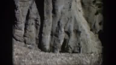 Wyoming (1951): View Of Large Light Gray Rocks On A Clear Day