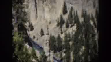 Wyoming (1951): Aerial View Of A River With Rapids Running Through A Rocky