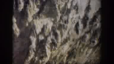 Wyoming (1951): Lateral View Of Big Crusty Mountains And Hills With Scattered