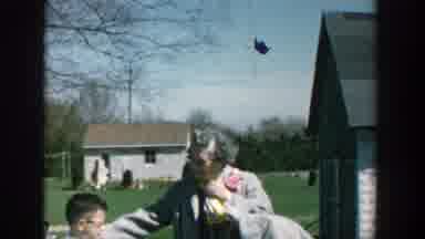 Michigan (1957): A Bunch Of People And A Flower girl At A Wedding Reception