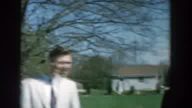 Michigan (1957): Men Nicely Dressed In Suits Attend A Wedding Ceremony As The
