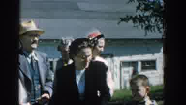 Michigan (1957): A Family Dressed In Their Sunday Best Clothes Poses For The Film