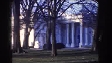 Washington DC (1960): A Police Officer Stands In Front Of The White House Smiling