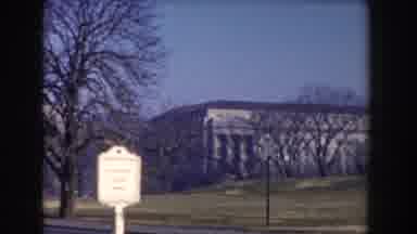 Washington DC (1960): The Camera Captures The American Flags Flying High At The