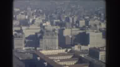 Washington DC (1960): Several Shots Of A Gray And Dense City Buildings Shot From