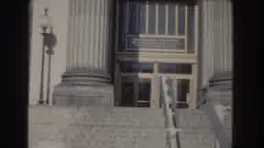 Washington DC (1960): An Attorney About To Enter The Court Turns Around In A