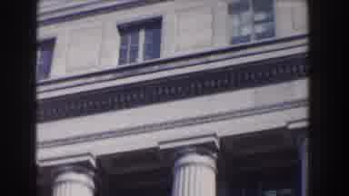 Washington DC (1960): Several Shots Of A White Building From A Distance And With