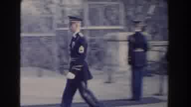 Washington DC (1960): Archival Video Of A Policeman Walking