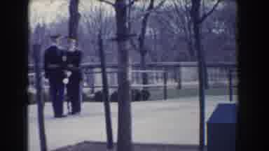 Washington DC (1960): Military Couple In Full Uniform While Changing The Guard