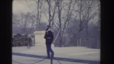 Washington DC (1960): Two Militarizes Carrying One Gun On The Back And Marching On