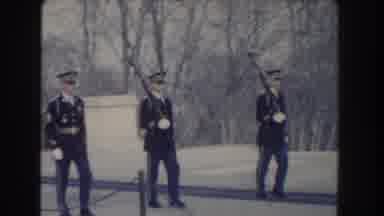 Washington DC (1960): Three Guards Are Marching Elegantly
