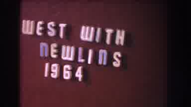 Washington DC (1960): Depiction Of The Title West With Newlines Written On A