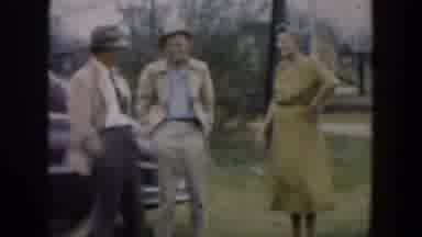 Cuba (1951): Multiple Family Members Gathered By Their Car As The Video Cuts To A