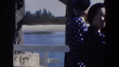 Cuba (1951): Wedding On A Cloudy Afternoon With Many People In The Garden In The