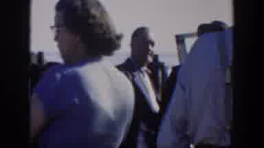 Cuba (1951): Men Gathered Around And Talking In The Marina Near The Water