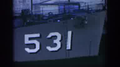 Cuba (1951): Ship Is Seen Parked At The Shores Of The Ocean