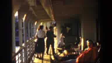 Cuba (1951): People Waiting By Sitting In Queue At The Hospital