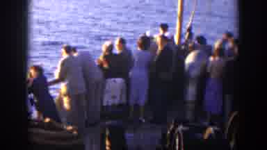 Cuba (1951): Spectators Enjoying The View On Their First Boat Ride